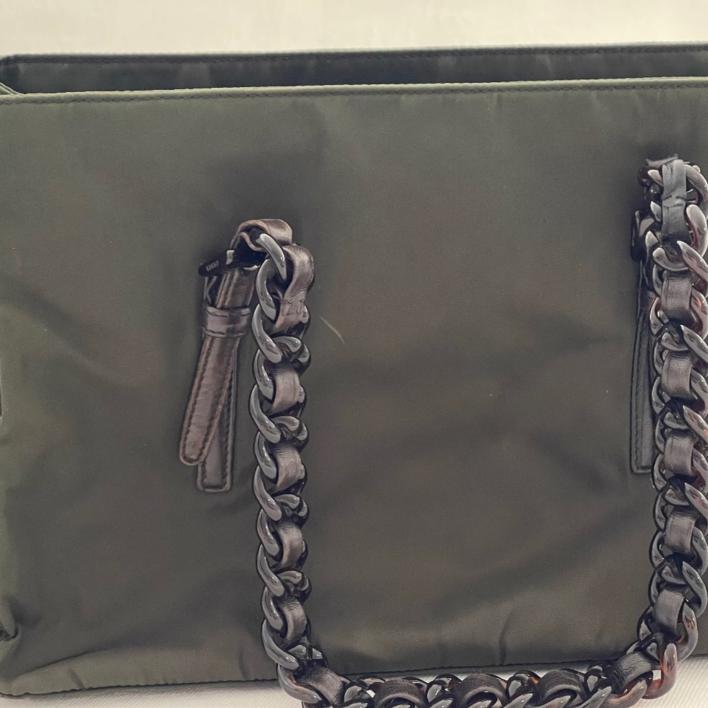 Prada Bag with Tortoise Style Link chain